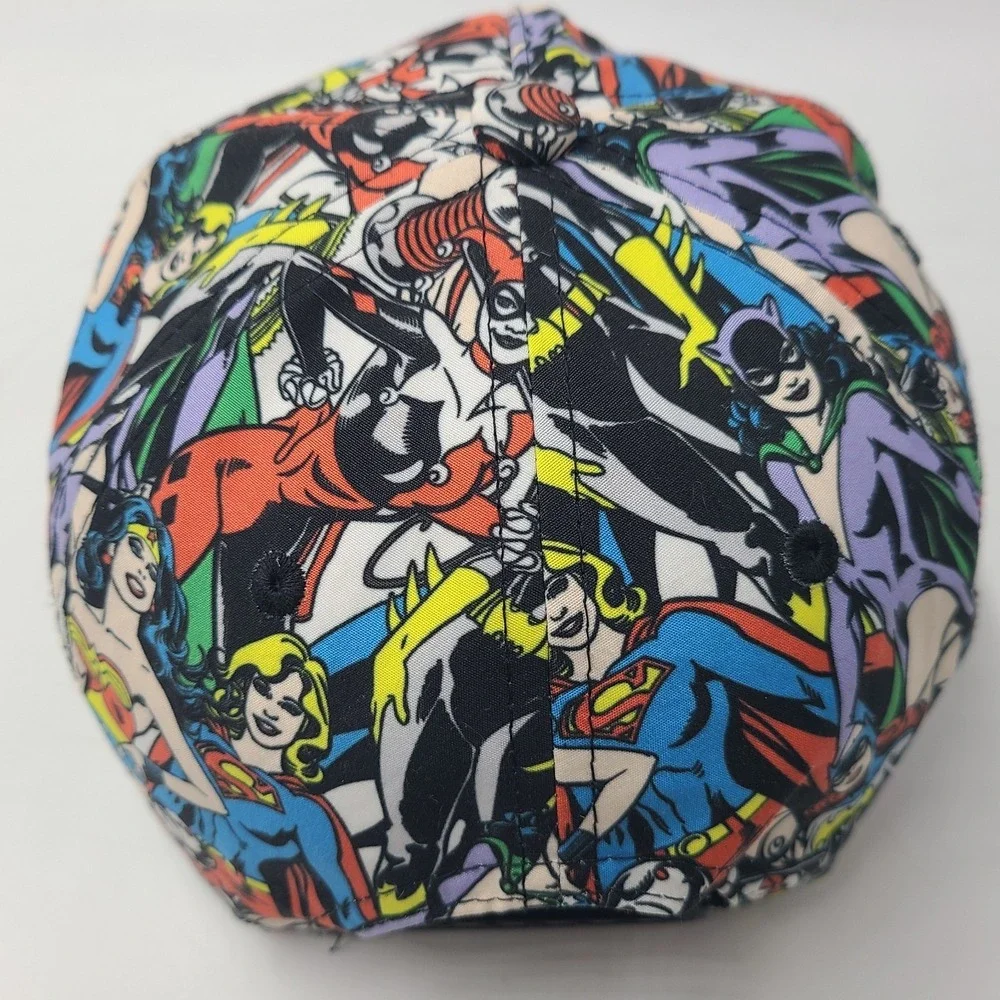 DC Comics Hat Snapback All Over Print Women‎ Superhero Characters Cartoon Adult